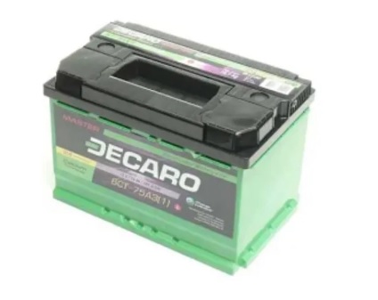 Акумулятор 75Ah-12v DECARO MASTER (278х175х190), L, EN680